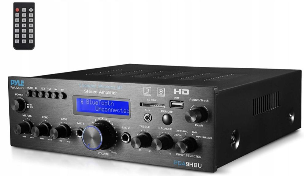 Pyle pda9hbu wzmacniacz amplituner radio bluetooth