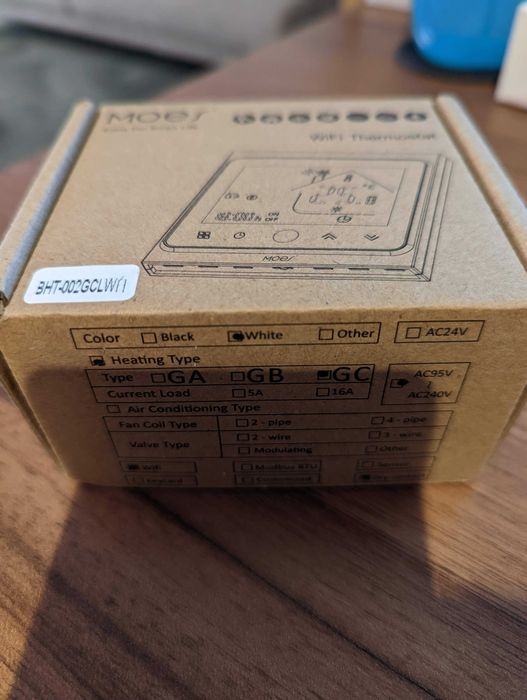 Termostato Inteligente WIFI Aquecimento