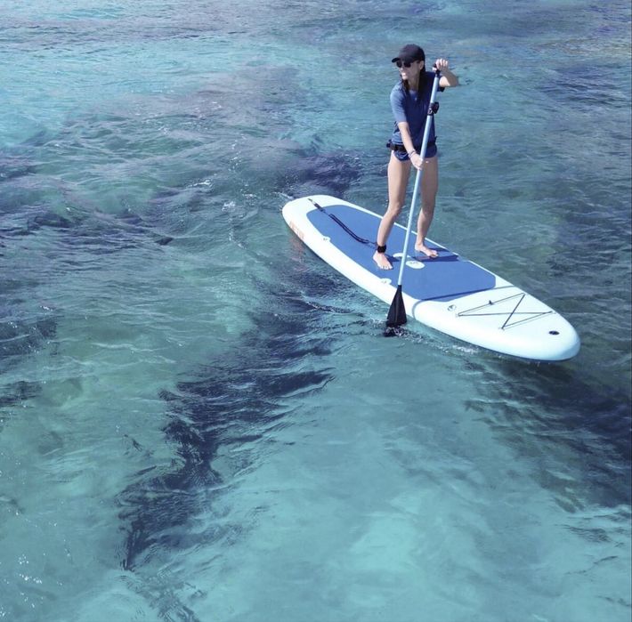 SUP дошка Decathlon 100 320 см 10’6” Allround комплект весло насос рюкзак