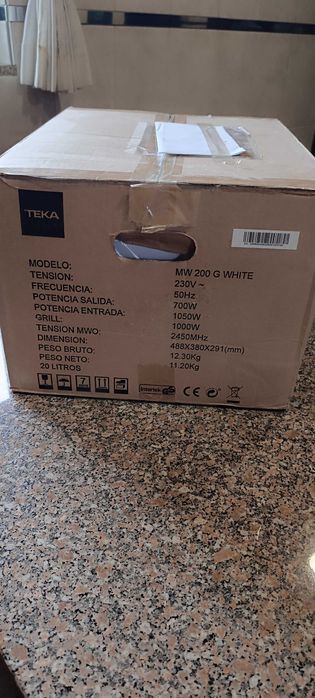 Micro-ondas Teka MW 200G 230V com Grill - NOVO