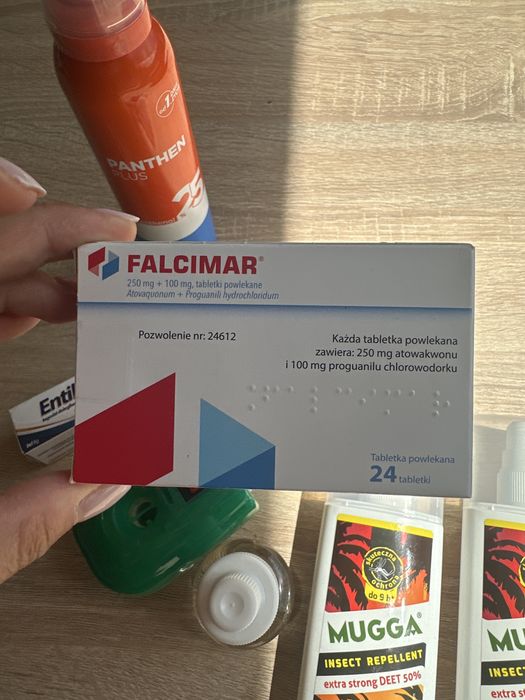 Zestaw podrozny falcimar panthenol entil ukaszeni