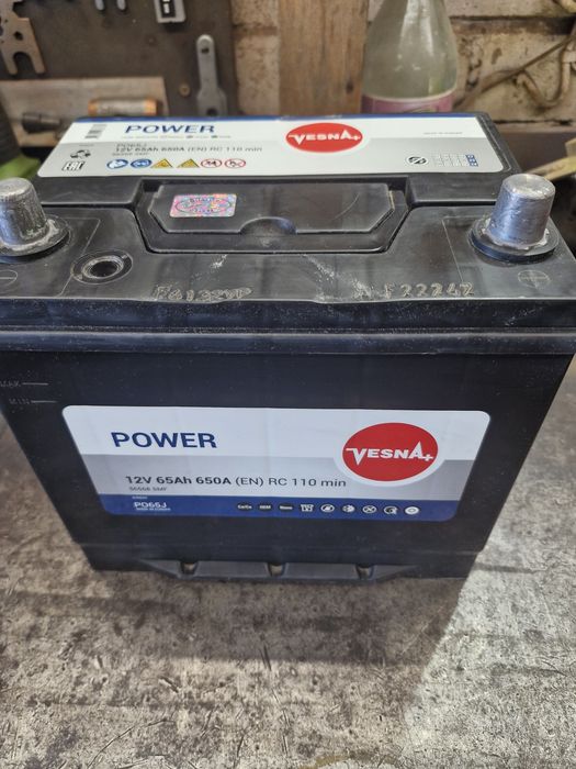 Аккумулятор 12 v 65 ah 650A,б/у