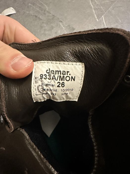 Skórzane buty wojskowe militarne Demar na zime survival trekking