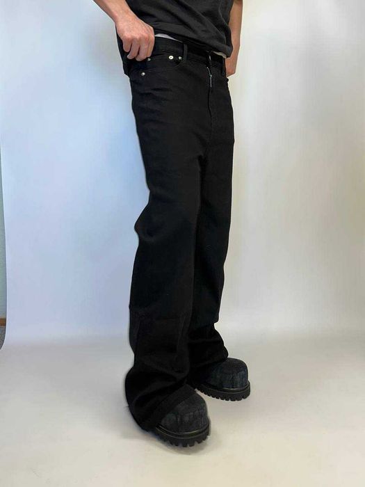Rick Owens DRKSHDW клеш чорні джинси banana boot cut M штаны джинсы С