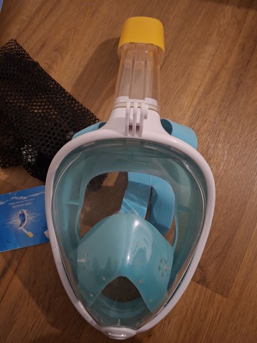 Маска для підводного плавання Панорамна (Full Face Snorkel Mask)