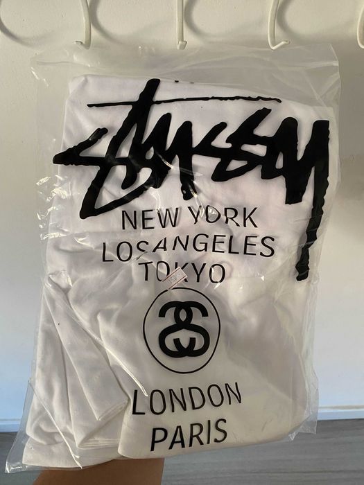 Stüssy Dice Tee White | XL | Clean Vintage Look