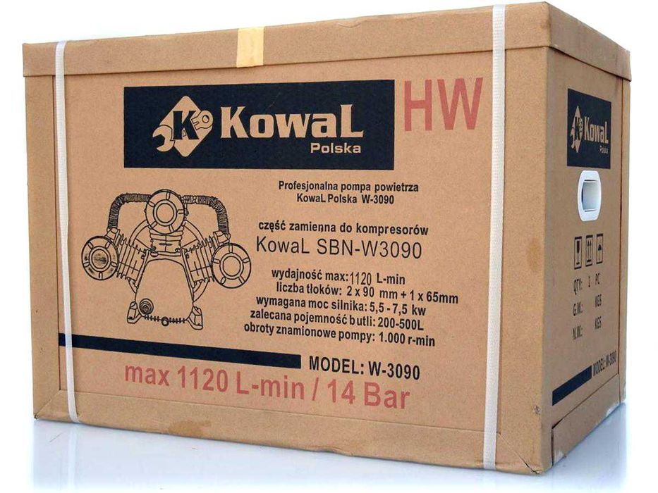 KOMPRESOR HW 14 BAR olejowy pompa powietrza sprężarka olejowa 1120 L