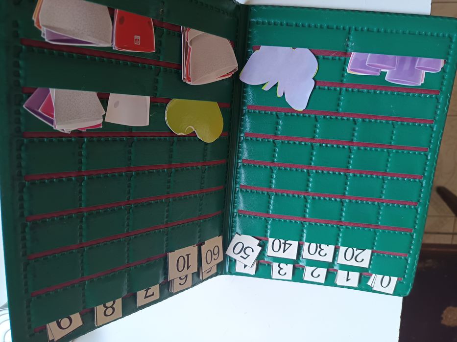 Продам папку цифр и счётного материала.
