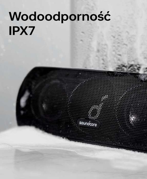 Anker Soundcore Motion+  30W 12h IPX7 EQ bass USB AUX czarny nowy