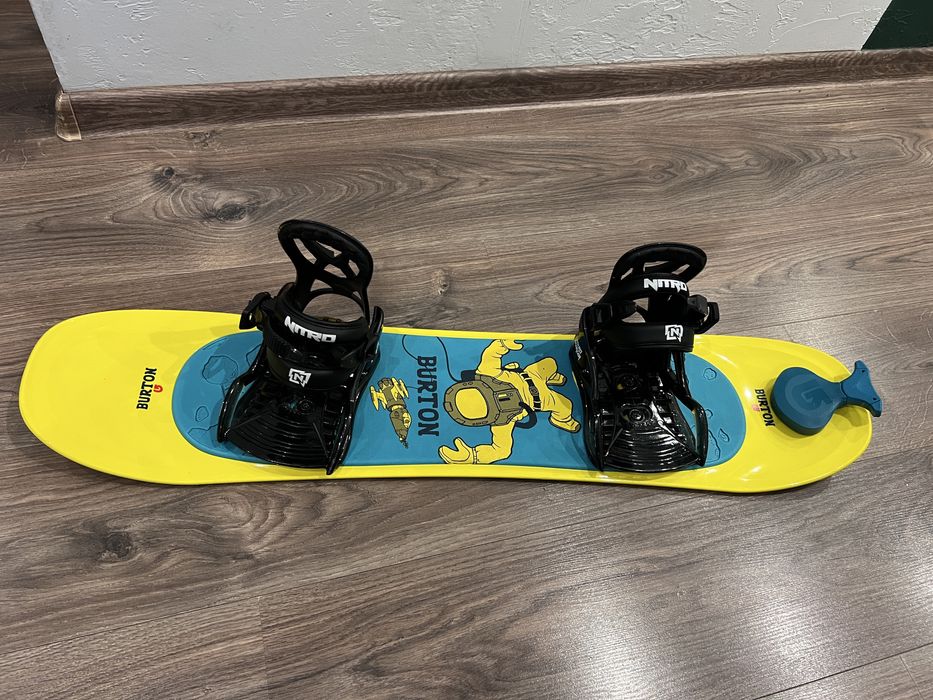 Deska snowbordowa Burton Riglet 90cm +wiazania Nitro Micro Changer