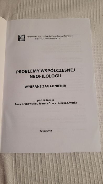 Problemy wspólczesnej neofilologii