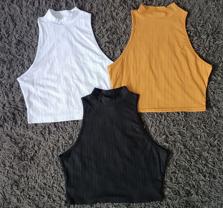 Topy 3szt nowe SHEIN S/M