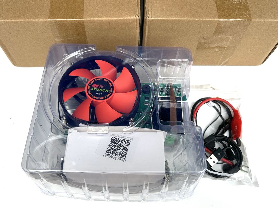 Тестер емкости ATORCH DL24 NEW нагрузка электронная 150 Вт 20 А