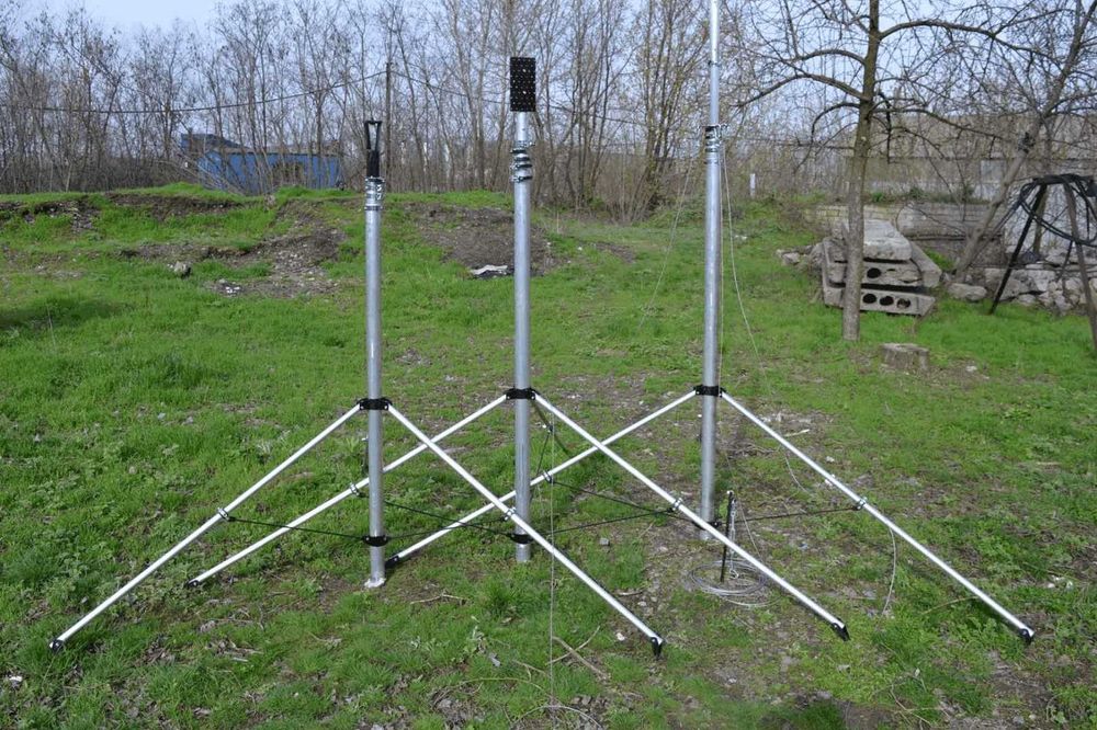 На складі Щогла телескопічна з алюмінію 8 м для квадрокоптерів мачта