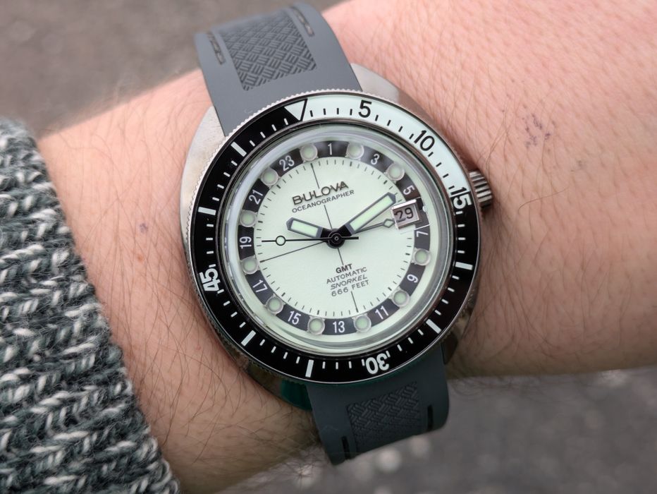 Zegarek Bulova Oceanographer szafir GMT automatyczny