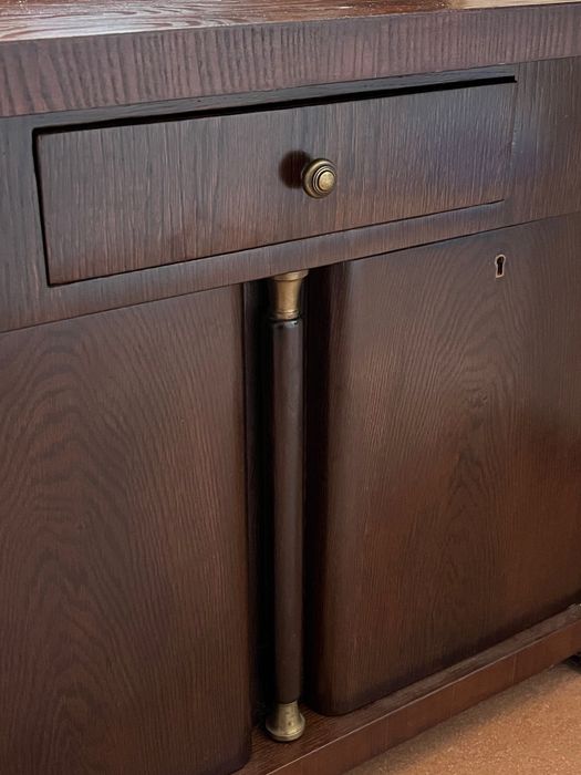 Komoda powojenna + ZEGAR