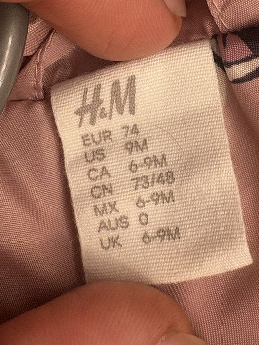 Куртка тепла рожева , Mikki Mouse (H/M) 6-9 місяців , на дівчинку