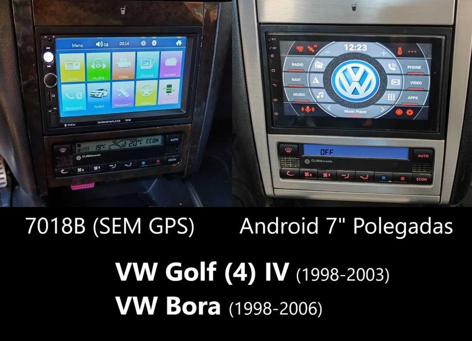 Rádio 2DIN • VW • Golf Passat Bora Polo Sharan Jetta T4 • Android GPS
