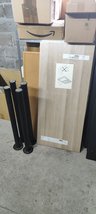 Blat Ikea 100x45 nowy 4 nogi 70 cm