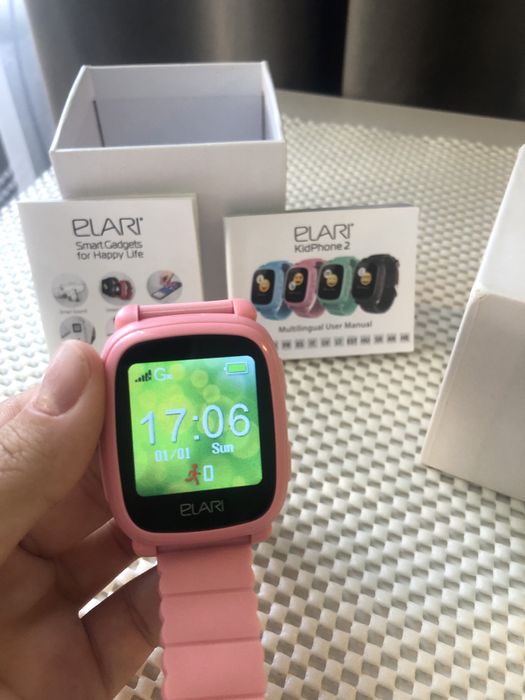 Дитячий смарт-годинник Elari KidPhone 2 рожевого кольору