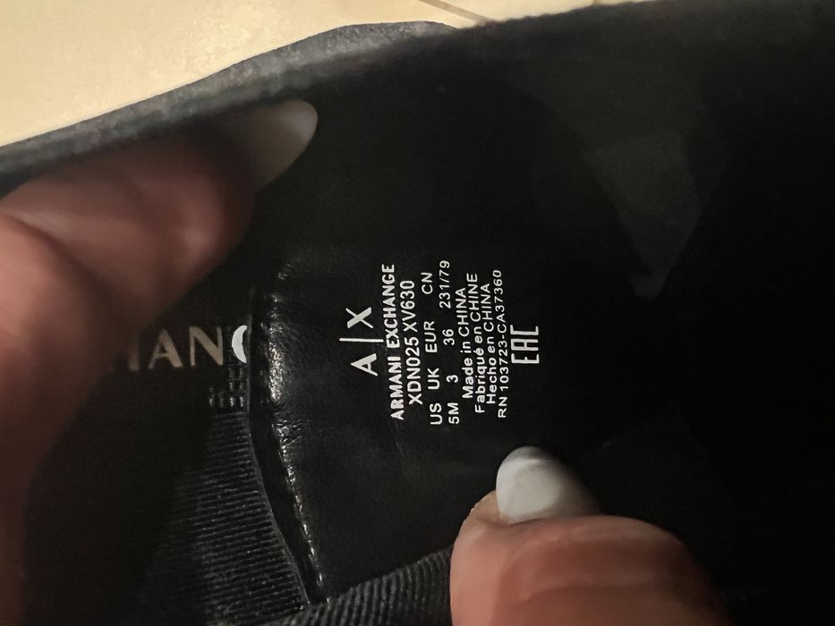 Ботинки Armani куплены в италии