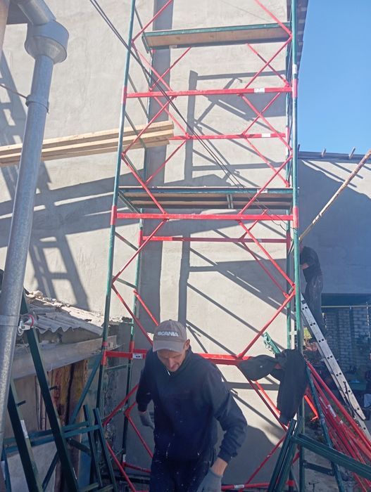 Аренда строительных лесов.