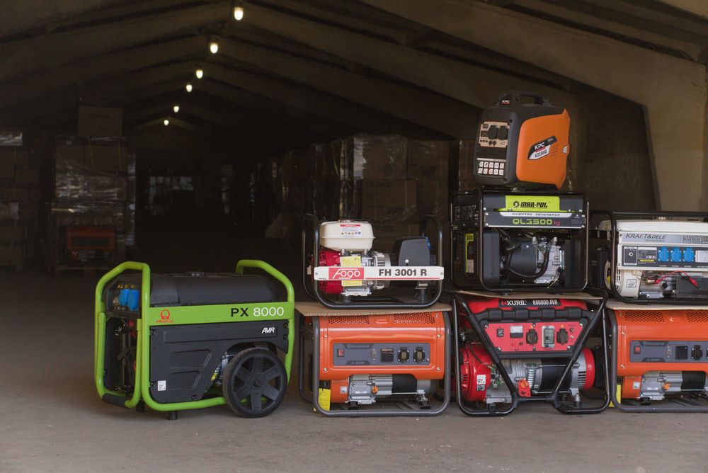 Генератори Kraft&Dele KD106 KW6500M 2.5 kW , ручний стартер. та інщі