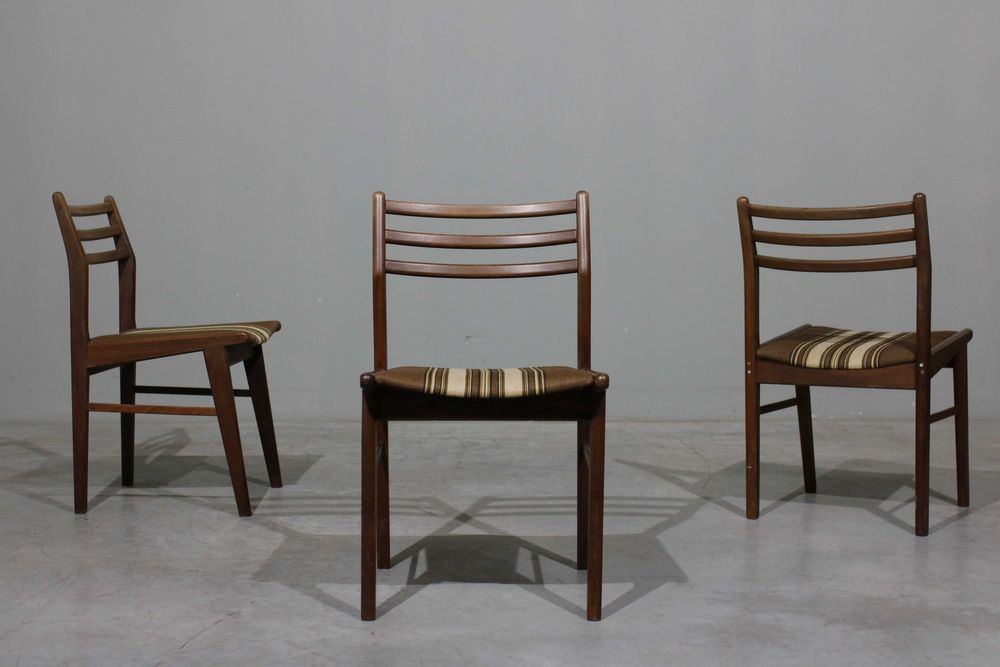 Conjunto de 6 cadeiras da década de 1950/60 em teca