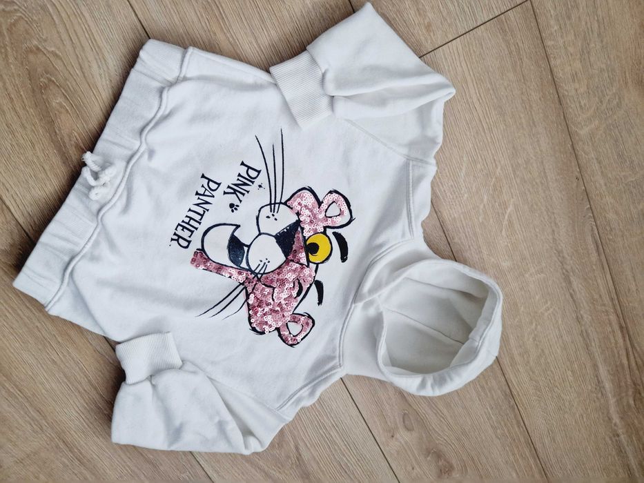 Bluza Zara różowa pantera r.116
