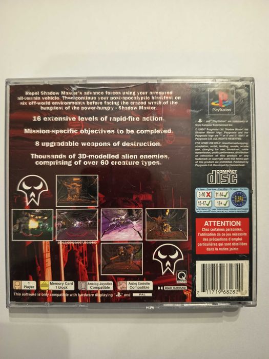 Shadow Master PSX PS1 PlayStation angielska bez manuala