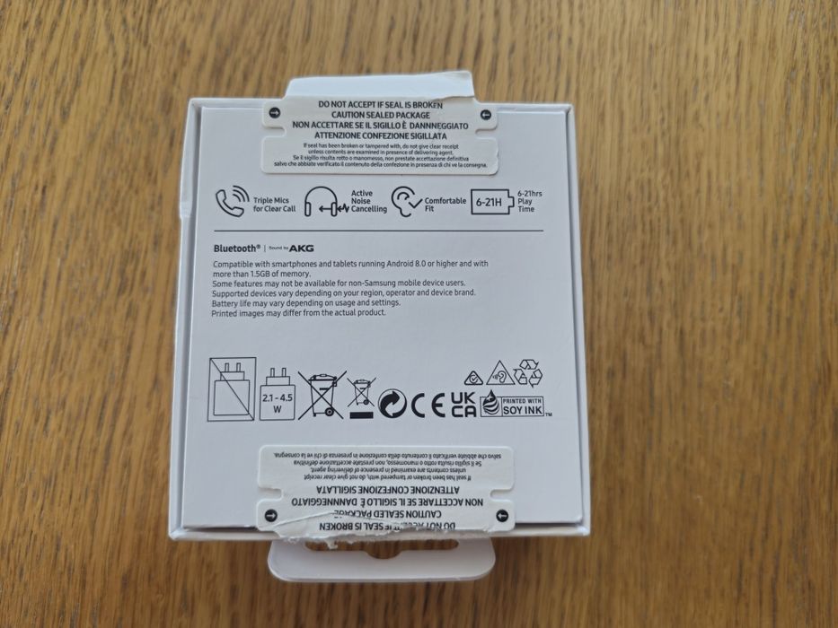 Słuchawki bezprzewodowe Samsung Galaxy Buds FE, białe