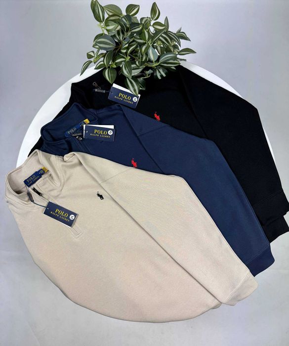 БЕЗ ПЕРЕДОПЛАТ | ЗІП 1/3 Pоlо Rаlрh зіпка поло ральф світшот полузамок