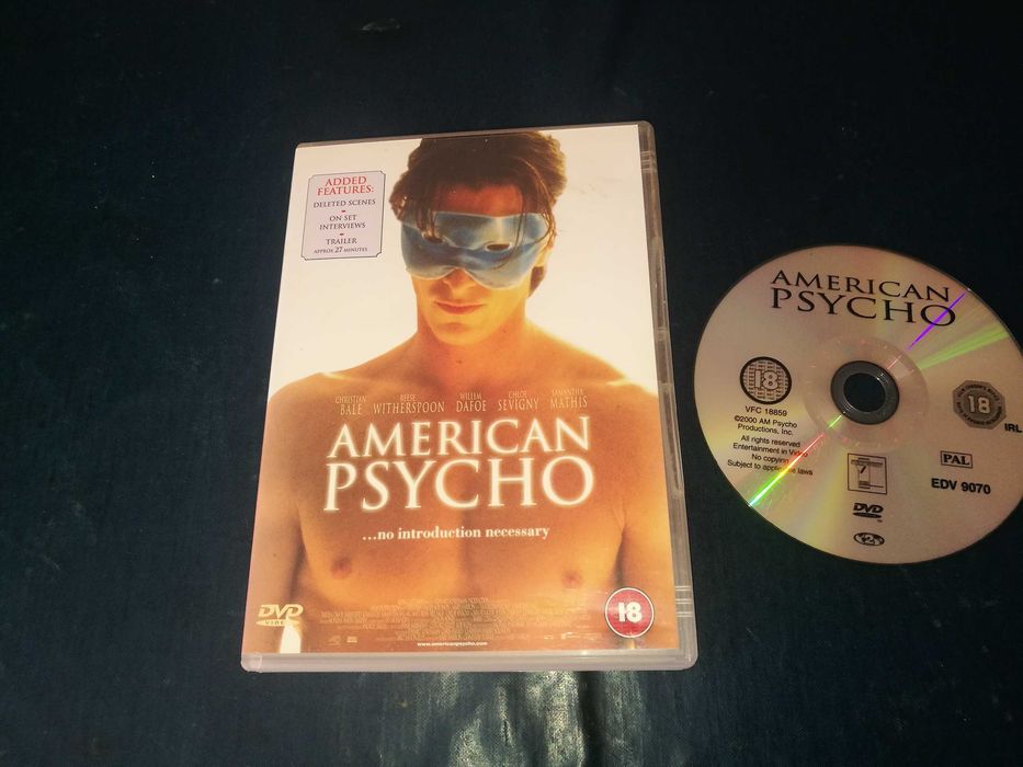 AMERICAN PSYCHO DVD -  Áudio Inglês Sem/Legendagem