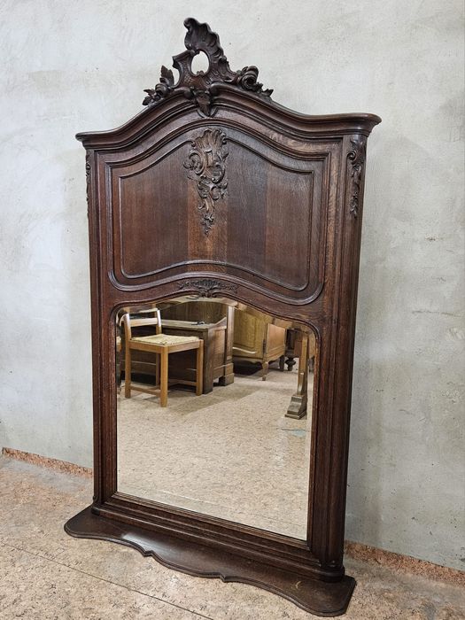 Stare francuskie lustro Ludwikowskie rocaille 1935r /