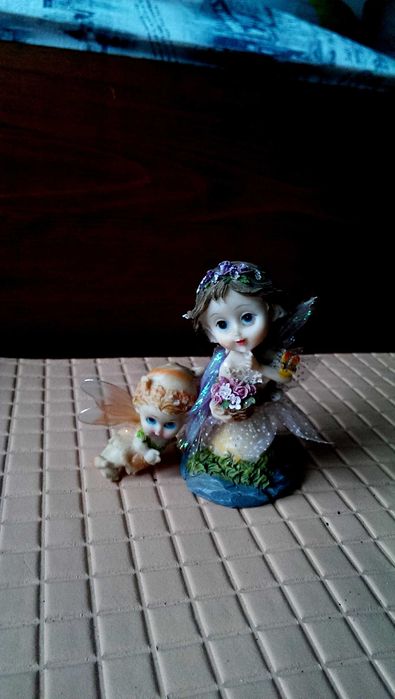 Керамические фигурки - статуэтки фея  куколка