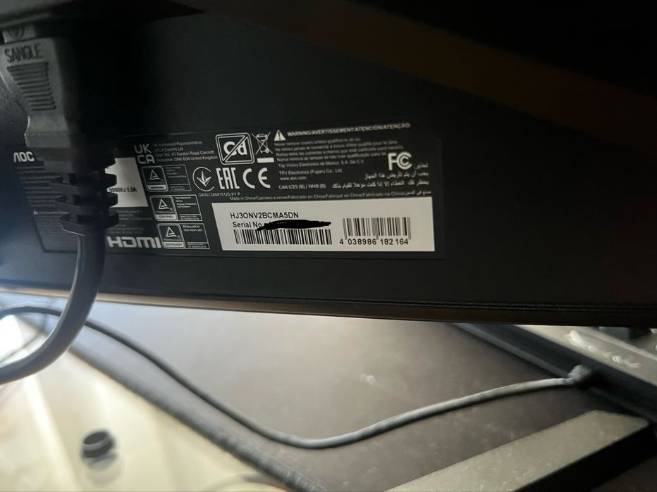 Monitor AOC (CQ32G4VE) 180HZ 0.5MS