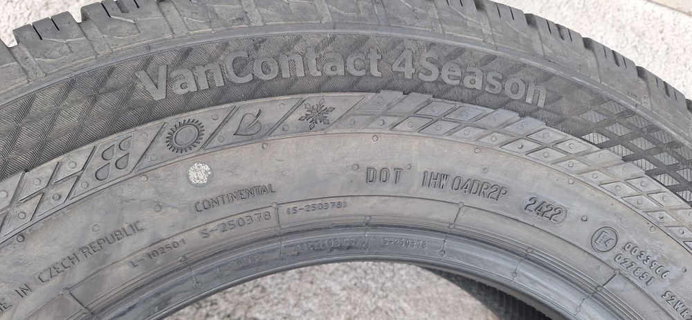 205/75R16C Continental VanContact 4 season  7,5m 22r
