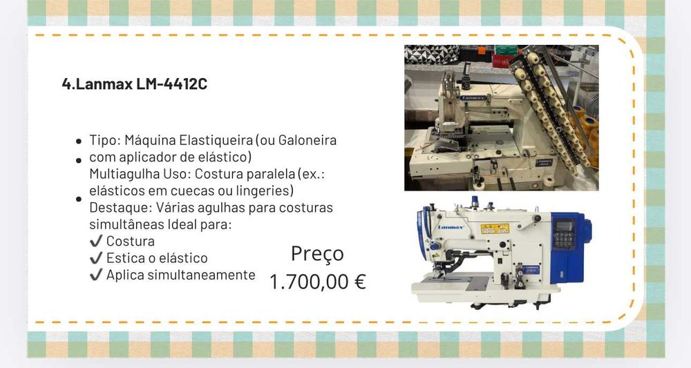 12 Máquinas Industriais de Costura para Confecção – Excelente Estado