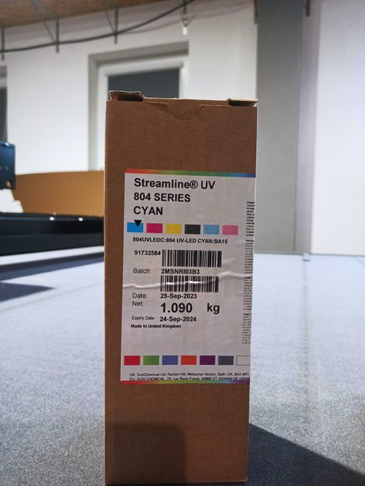 Farby UVLED Streamline 804 Magenta Cyan Black Yellow Light Cyan Magent