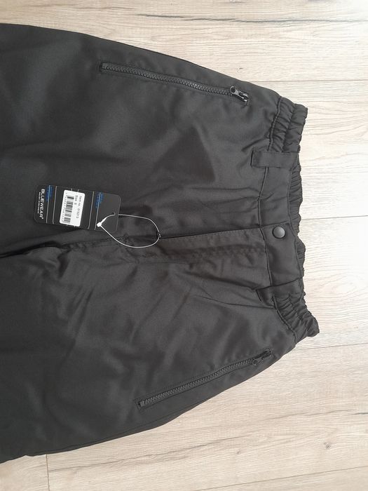 Spodnie termiczne robocze bluewear z odblaskami