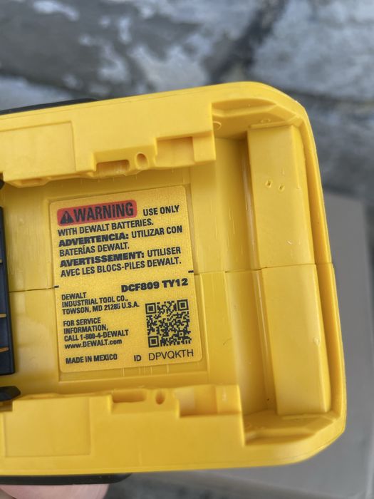Dewalt DCF885/DCF809/імпакт деволт 20в