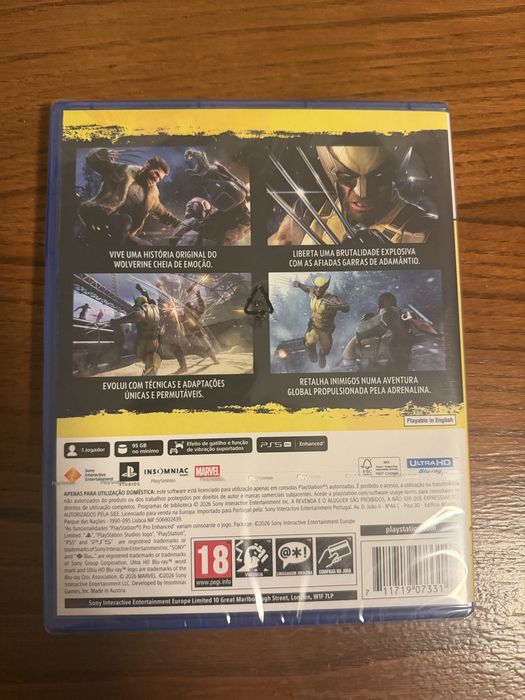 Videojogo PS5 Marvel Wolverine Selado
