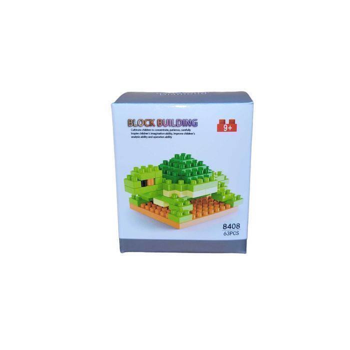 Nowy zestaw klocek Żółw 63 elementy #391