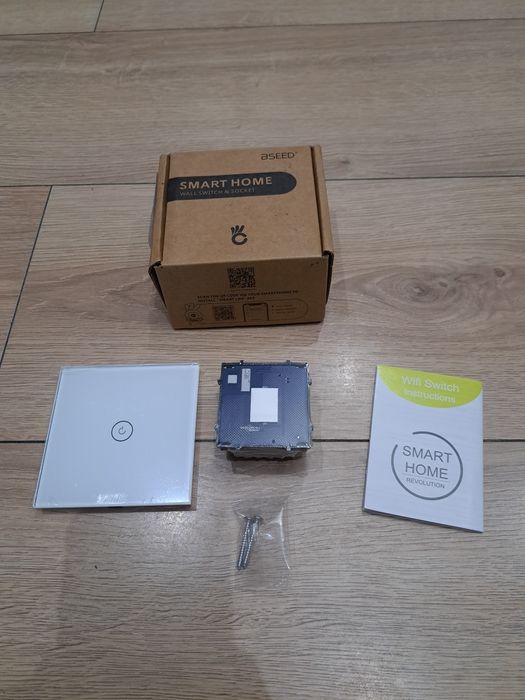 Wyłącznik pojedynczy Dotykowy BSEED biały SL-GL86TSI11W