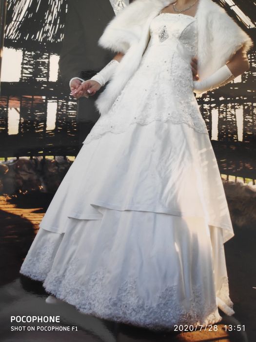 Sukienka , suknia ślubna na wzór Kivor Herms 36/38