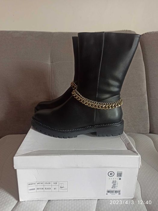 Botki damskie sztyblety Orsay 41 (27 cm) Nowe