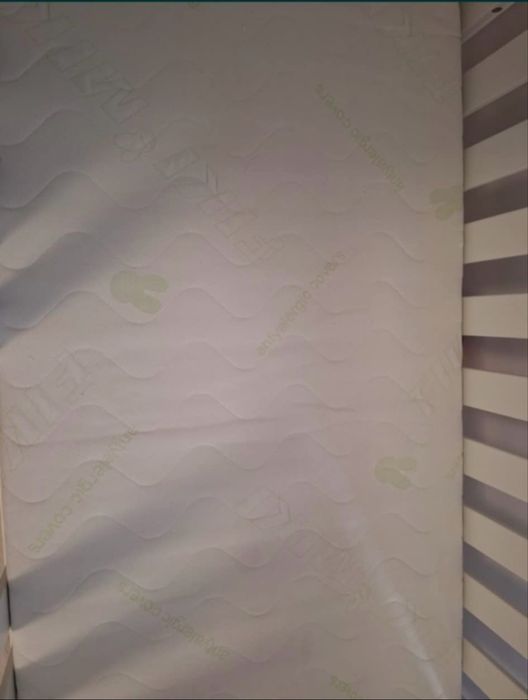 Białe łóżeczko CALMO 140x70 cm