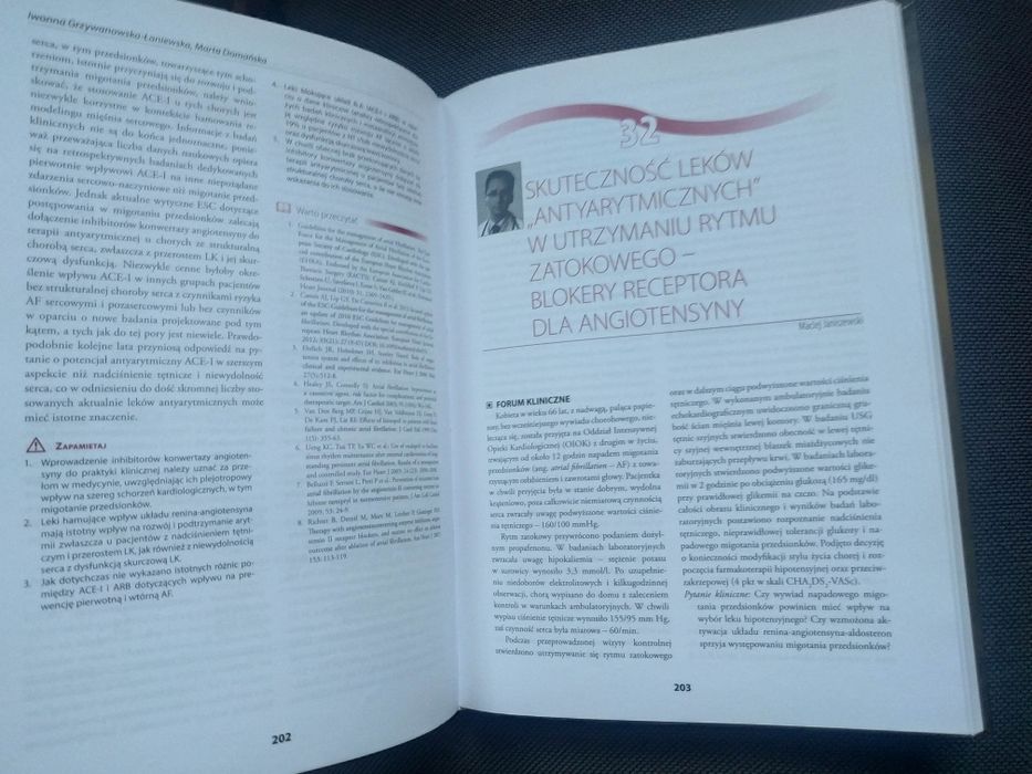 Migotanie przedsionków.