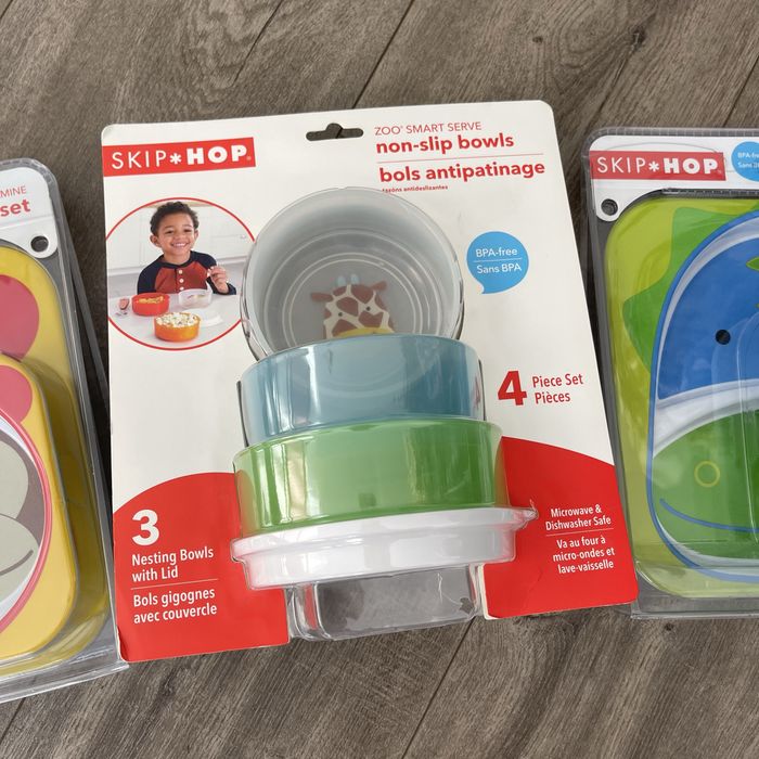 Набір дитячого посуду Skip Hop (дитячий посуд, дитяча тарілка)