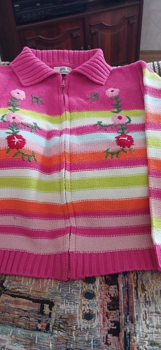 Кофточка девичья на молнии